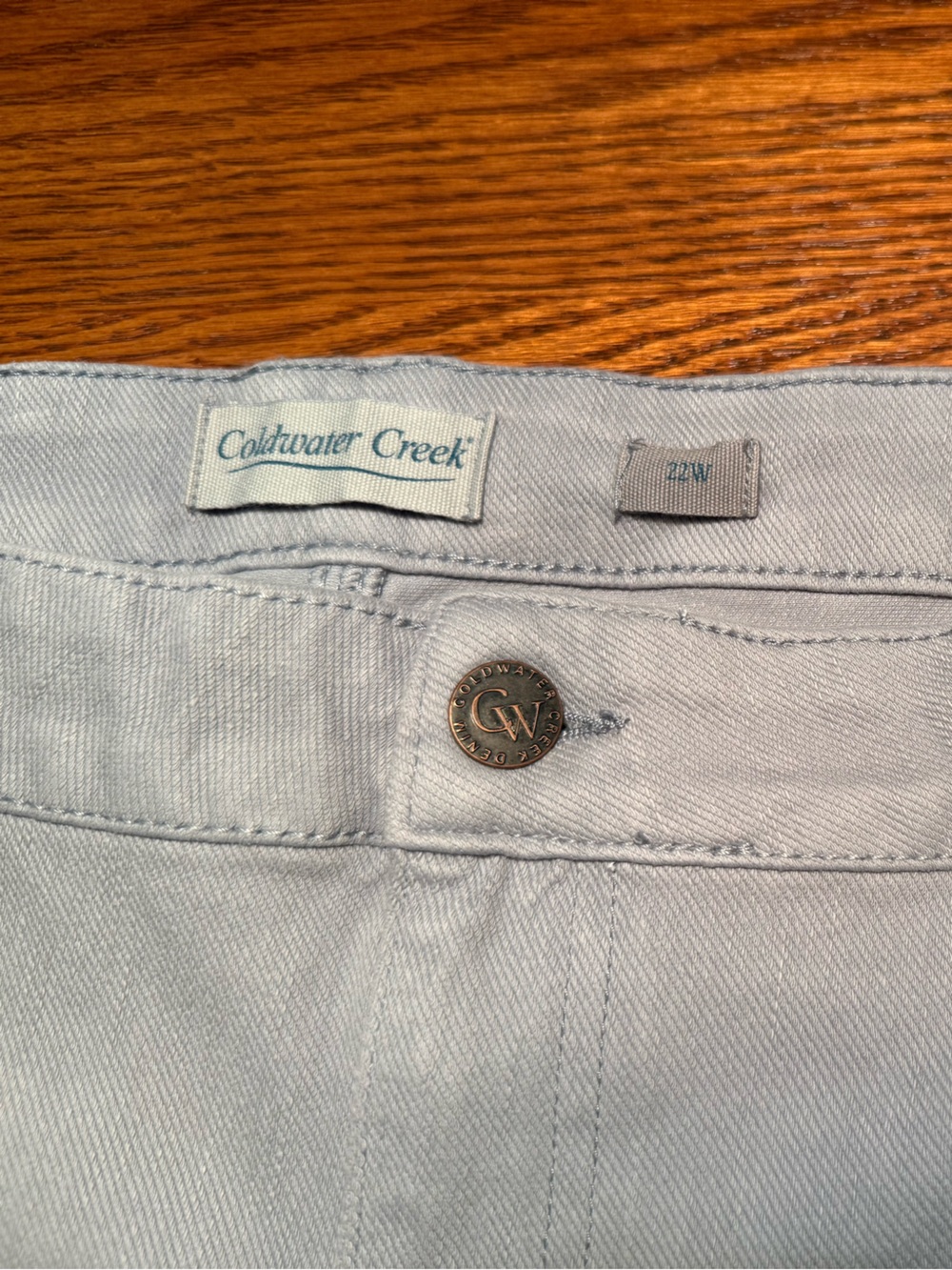 NWT - Coldwater Creek Women’s Pale Blue Chinos